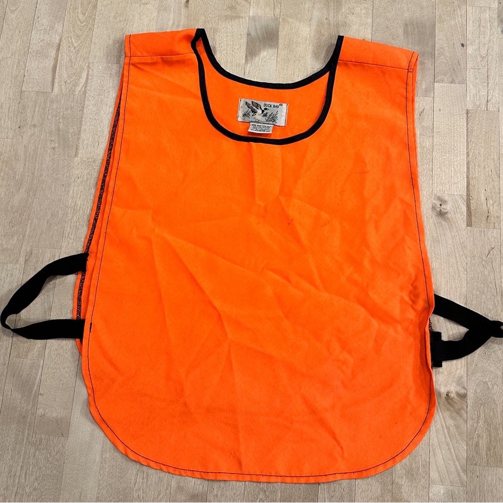 Men's High-Visibility Orange Bib